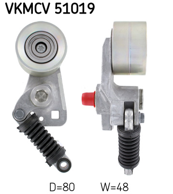 SKF VKMCV 51019 rola...